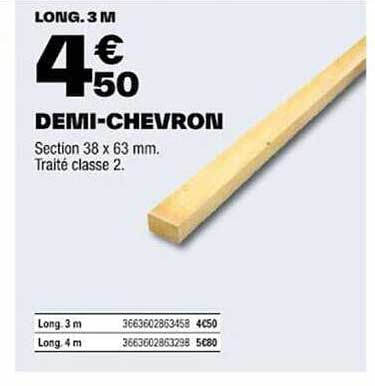 Demi Chevron 3m