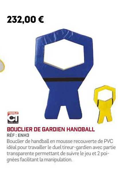 Sport 2000 Bouclier De Gardien Handball Ct