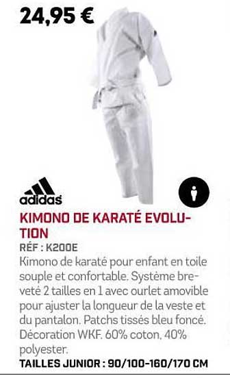 Sport 2000 Kimono De Karaté Evolution Adidas