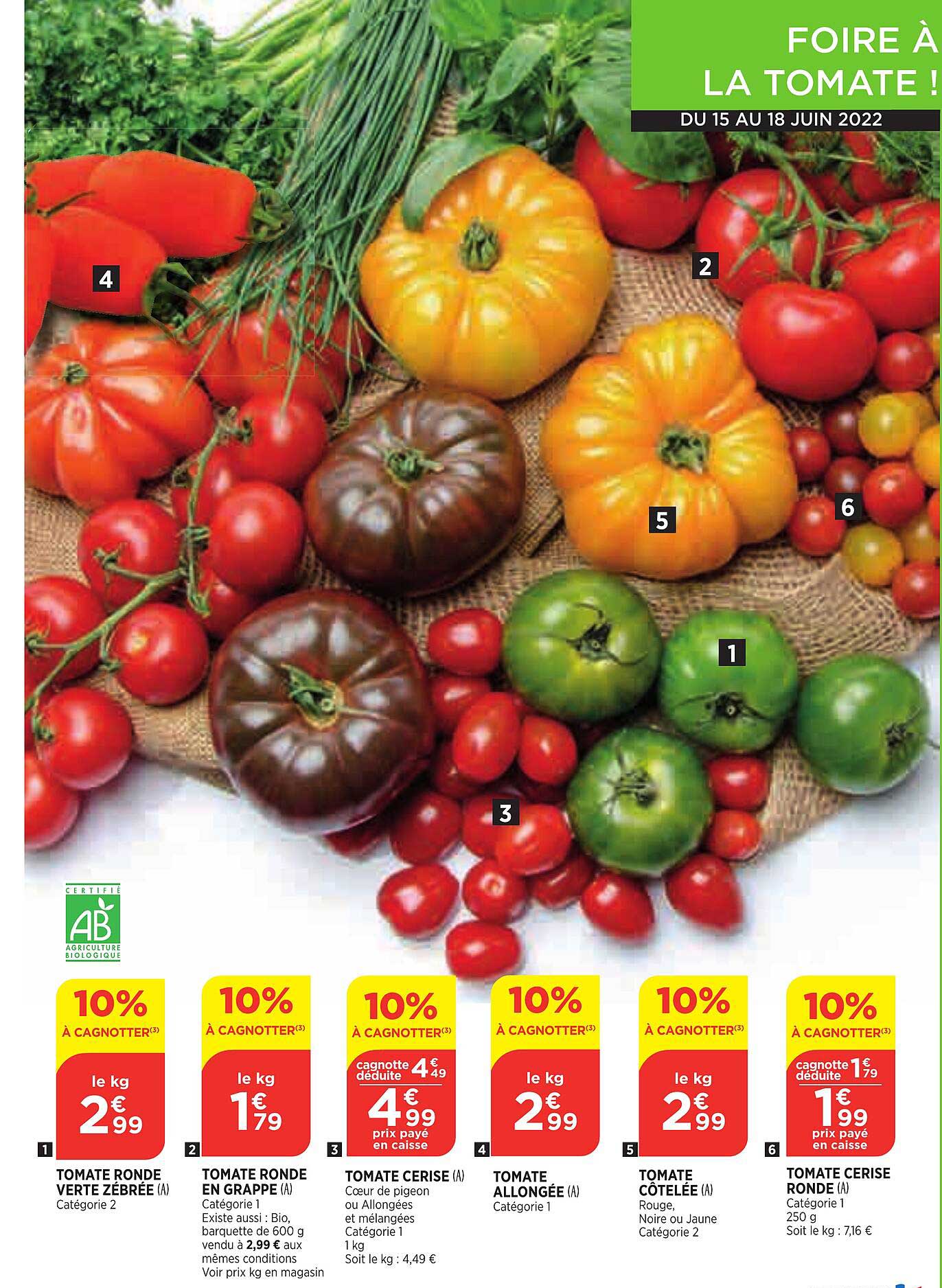 Promo Tomate Ronde Verte Z Mbr E Tomate Ronde En Grappe Tomate Cerise Tomate Allong E Tomate