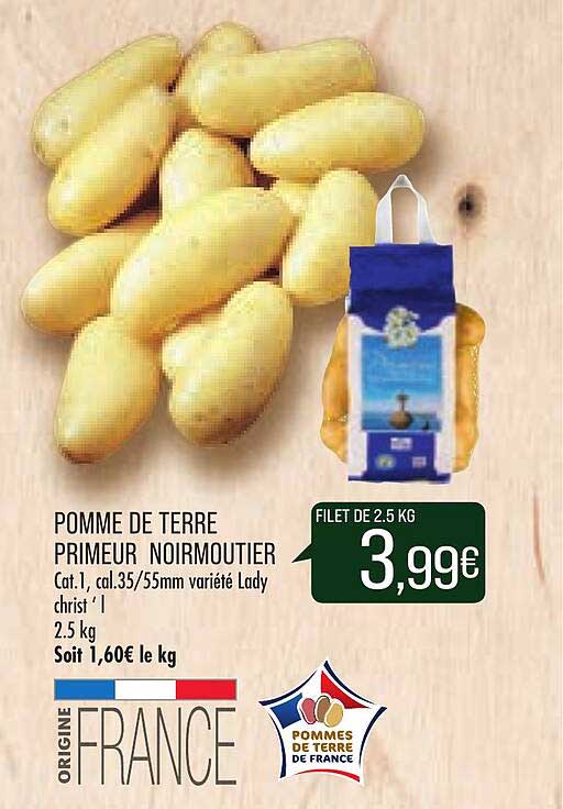 Promo Pomme De Terre Primeur Noirmoutier Chez Match