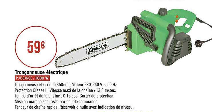 Offre Tronconneuse Electrique Chez Geant Casino