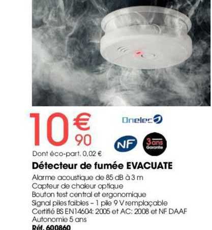 Detecteur De Fumee Brico Depot