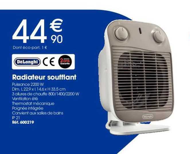 Radiateur Soufflant Brico Dptnull