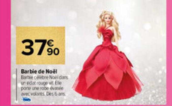 Offre Barbie De Noël chez Carrefour Market