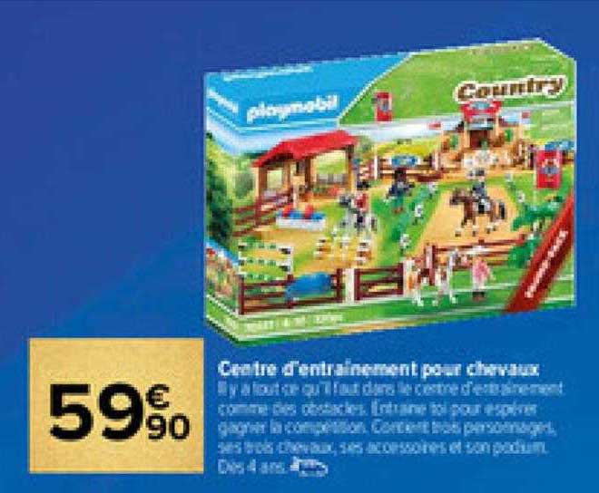 Carrefour Market Centre D'entrainement Pour Chevaux Playmobil