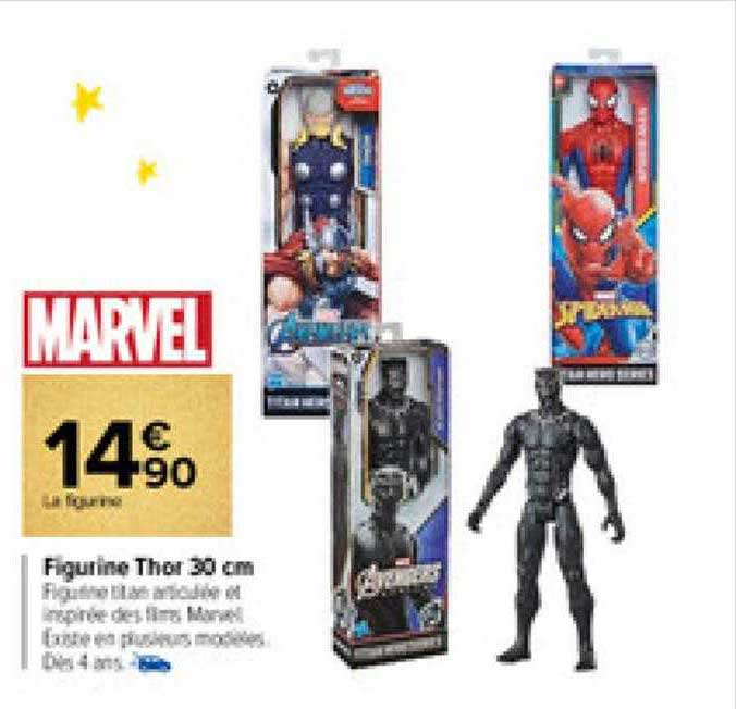 Promo Figurine Spiderman 30 cm chez Carrefour