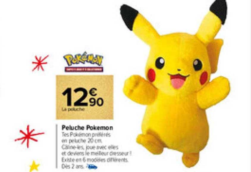 Carrefour Market Peluche Pokémon
