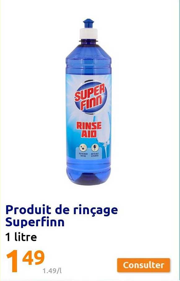 Promo Nettoyant pour machine à laver Superfinn chez Action