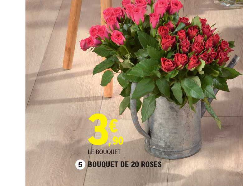 Offre Bouquet De 20 Roses chez E Leclerc