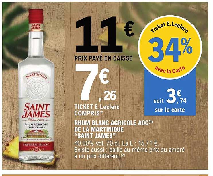 Saint James Code Promo