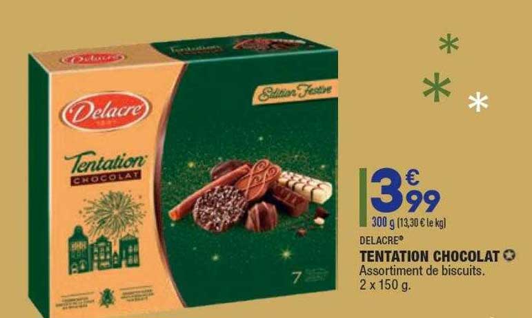 Promo Tentation Chocolat Delacre chez Aldi - iCatalogue.fr