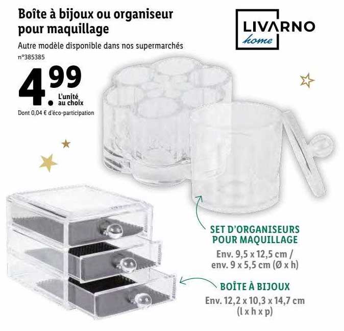 Plateau De Rangement En Bois Blanc Pour Bijoux, Organisateur Carré Pour Bagues Et Colliers – Boîte Décorative Compacte Et élégante