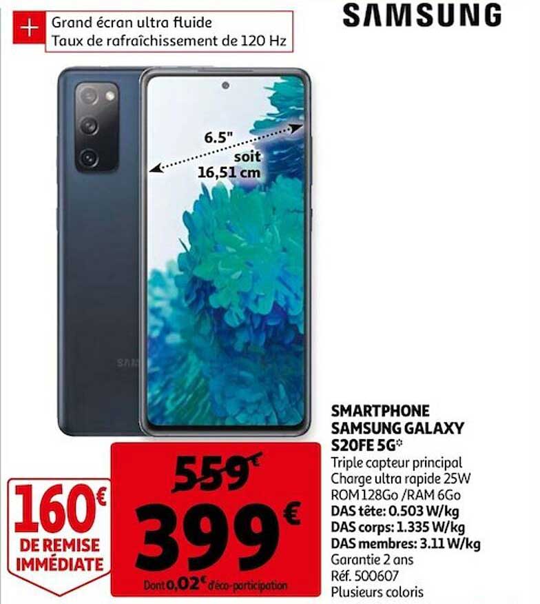 Auchan Smartphone Samsung Galaxy S20fe 5g