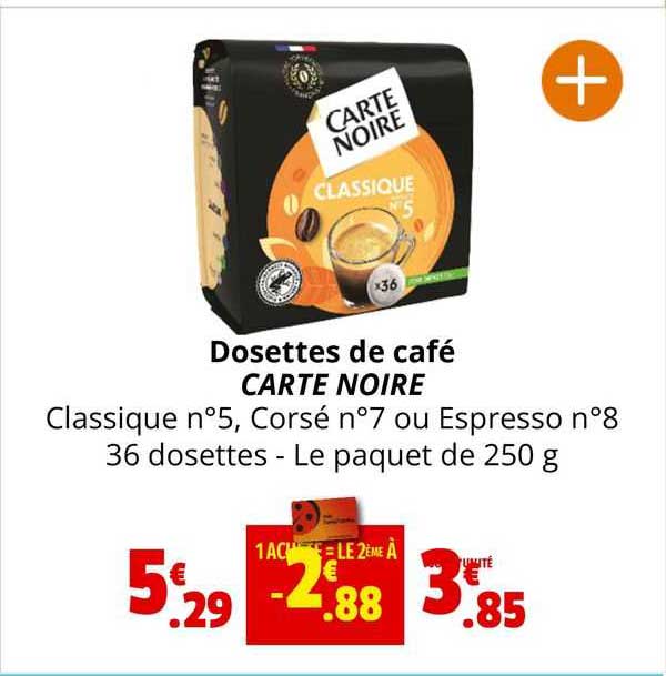 Promo Dosettes De Café Carte Noire chez Coccimarket - iCatalogue.fr