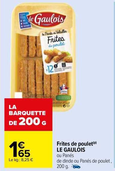 Promo Frites De Poulet Le Gaulois Chez Carrefour Market ICatalogue fr Promo Frites De Poulet Le Gaulois Chez Carrefour Market ICatalogue fr