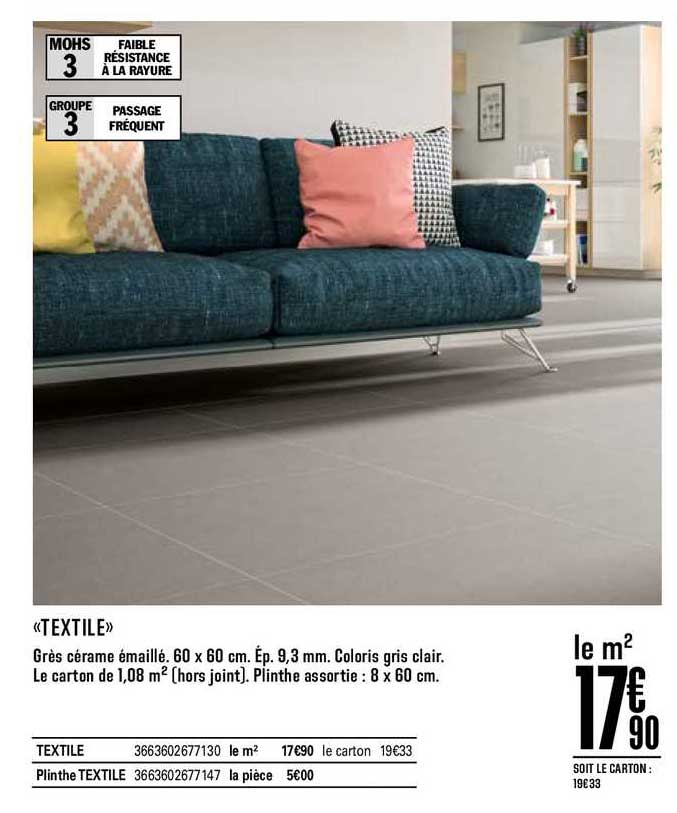 Promo Textile chez Brico Dépôt iCatalogue.fr