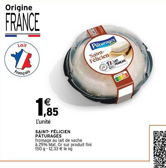 Promo Saint Félicien Pâturages Chez Intermarché Icataloguefr 