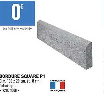 Bordure P1 Brico Depot
