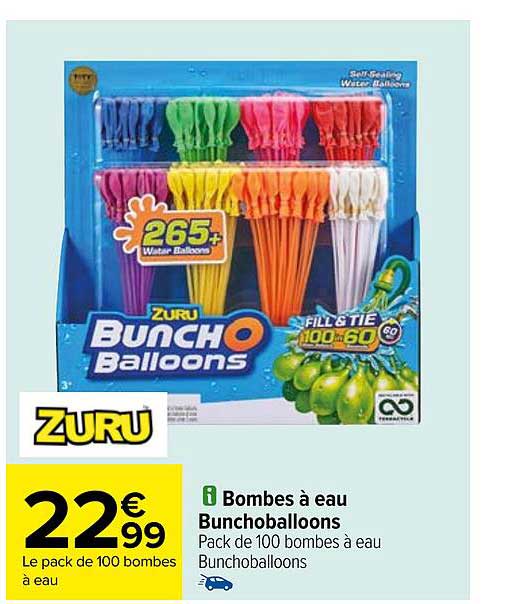 Faburo 1000 Bombes à Eau – Lot De Ballons D’eau Pour Jeux D’été, Avec Adhésif De Sécurité