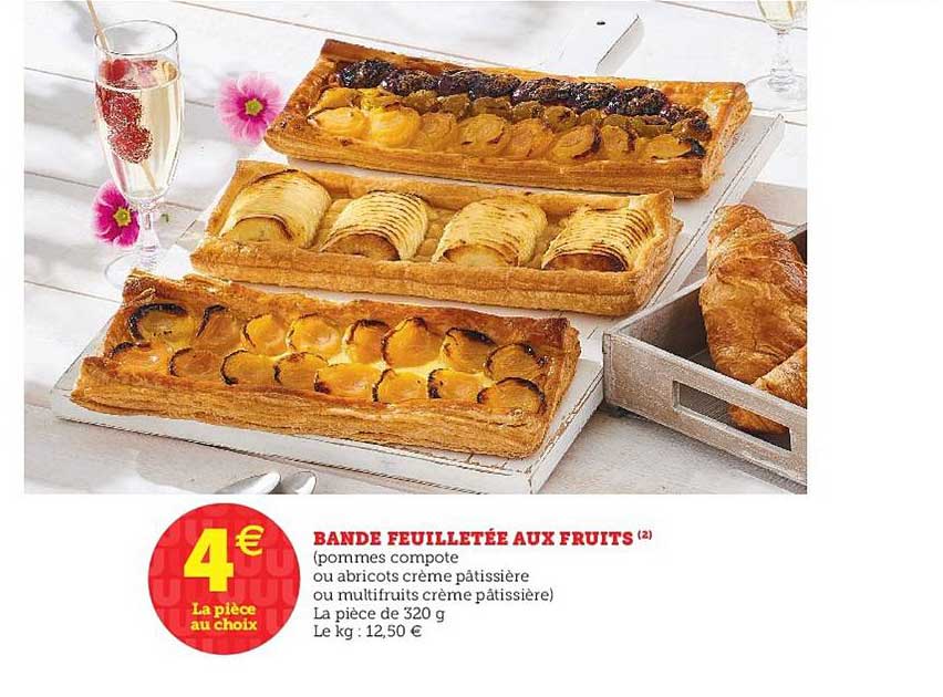 Offre Bande Feuilletee Aux Fruits Chez Super U