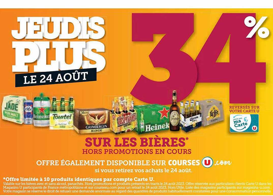 Promo Les Bières chez Super U - iCatalogue.fr