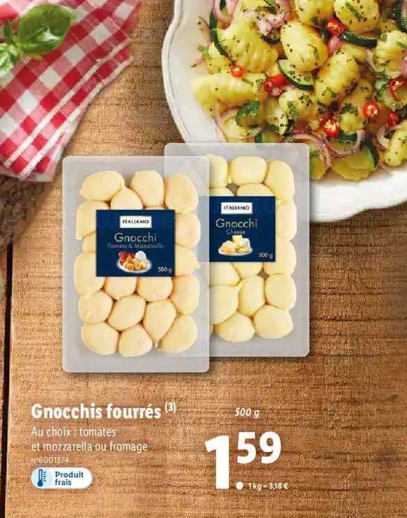 Offre Gnocchis Fourrés Italiamo chez Lidl