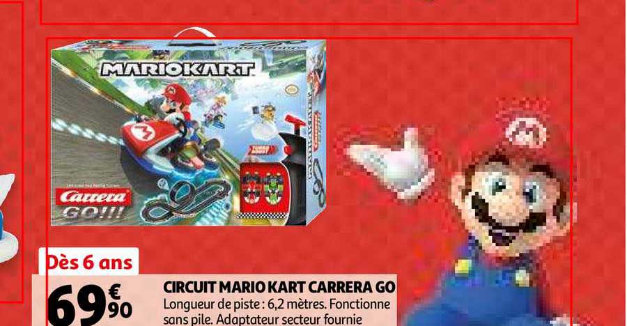 Promo Circuit Mario Kart Carrera Go chez Auchan