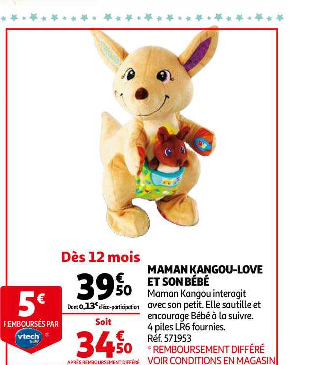 Promo Maman Kangou Love Et Son B b Vtech Baby Chez Auchan ICatalogue fr Promo Maman Kangou Love Et Son B b Vtech Baby Chez Auchan ICatalogue fr