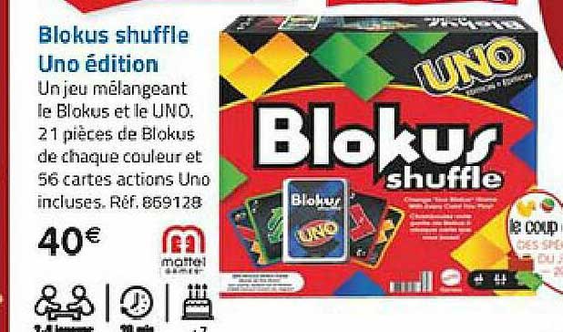Blokus Shuffle : Édition UNO - La Grande Récré