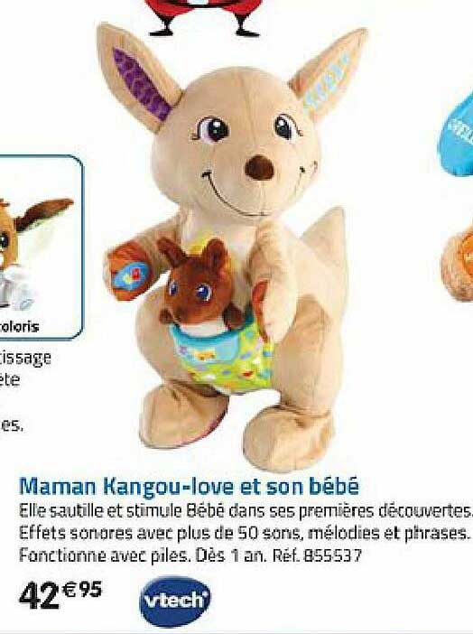 Promo Maman Kangou love Et Son B g Vtech Chez La Grande R cr Promo Maman Kangou love Et Son B g Vtech Chez La Grande R cr