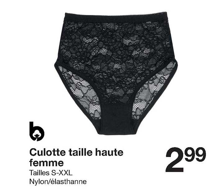 Promo Culotte Taille Haute Femme chez Zeeman - iCatalogue.fr