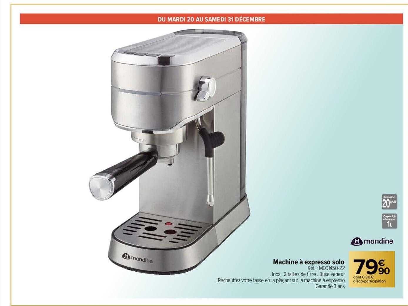 Sage The Barista Touch Machine à Expresso Avec Porte-filtre Promo