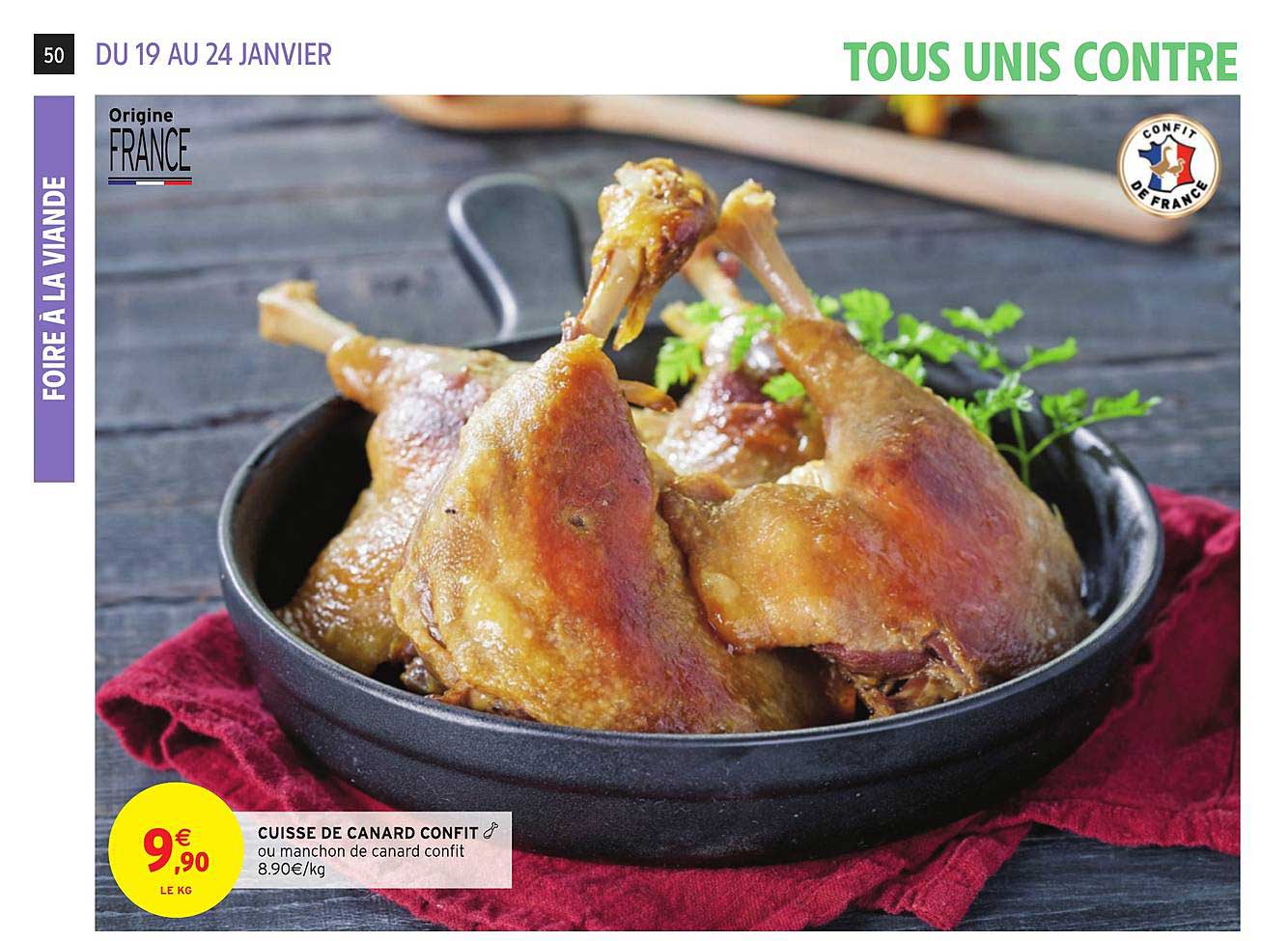 Cuisse De Canard Confite Sous Vide Super U