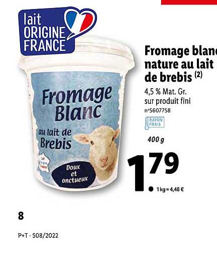 Fromage Blanc Lidl