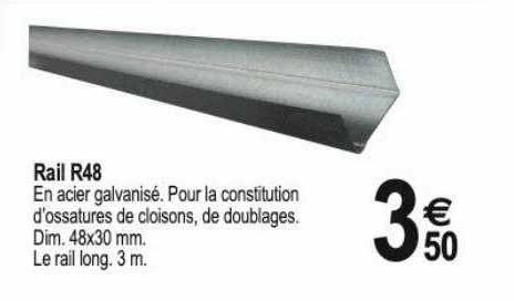 Offre Rail R48 chez Tridome