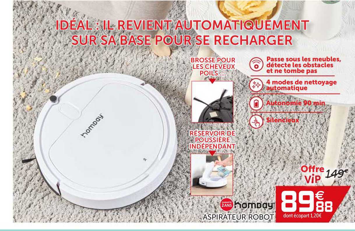 TOP CHARGEUR Adattatore Caricabatterie 18V Per Aspirapolvere Robot HOMDAY (Ref. 339839) – Alimentatore 230V AC-DC Con Certificazione CE