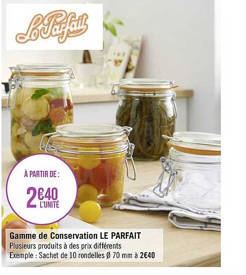 Offre Gamme De Conservation Le Parfait Chez Casino Supermarches