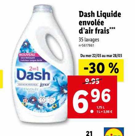 Dash Liquide Envolée D'air