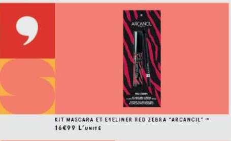 Monoprix Kit Mascasra Et Eyeliner Red Zebra Arcancil