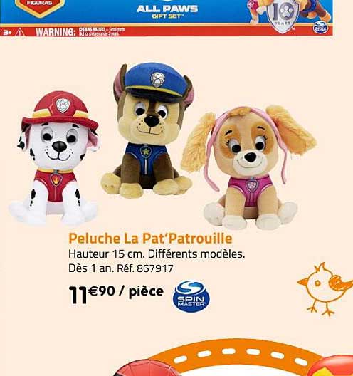 Promo Peluche La Patpatrouille Chez La Grande Récré Icataloguefr 3459