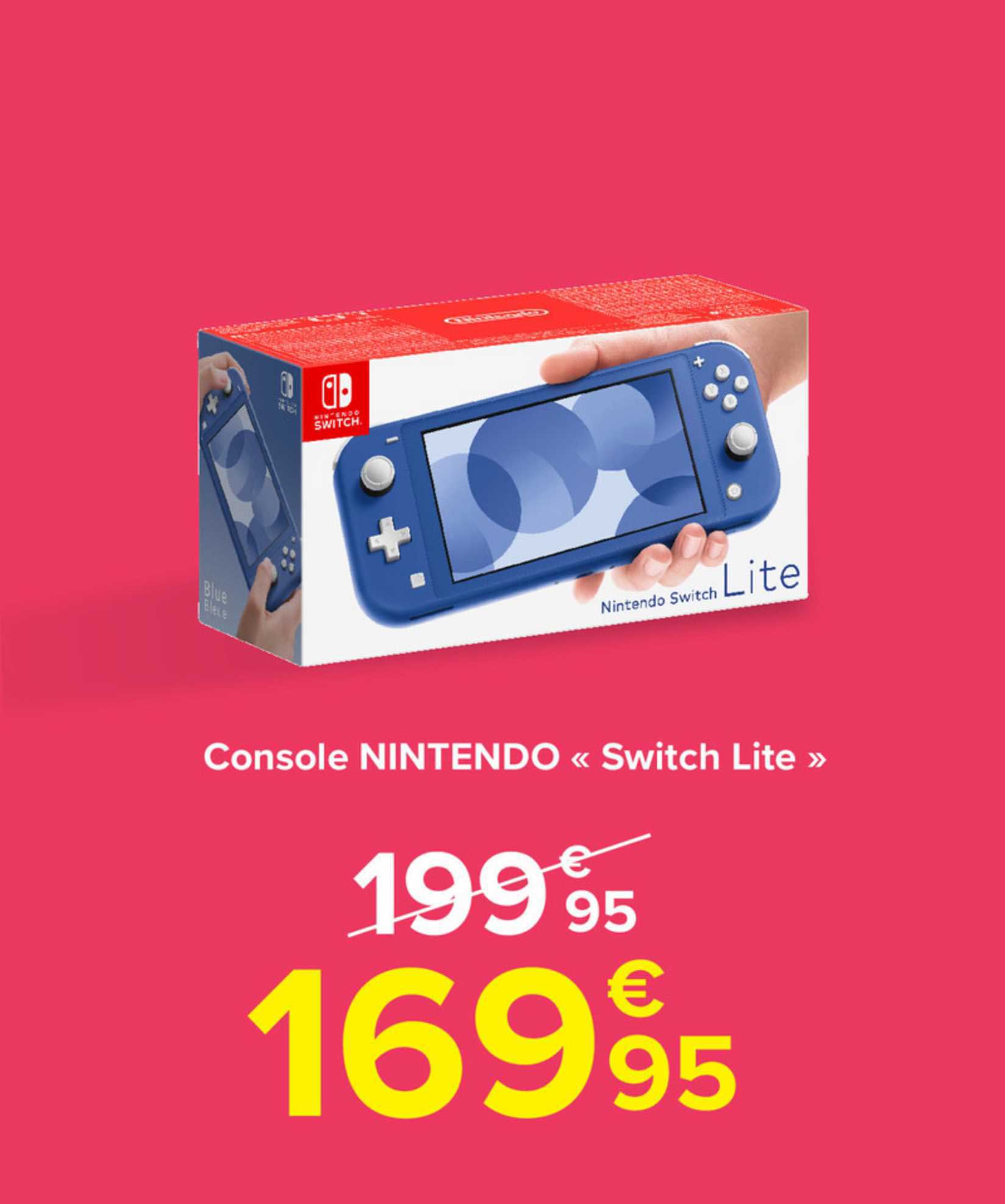 Offre Console Nintendo Switch Lite chez Carrefour