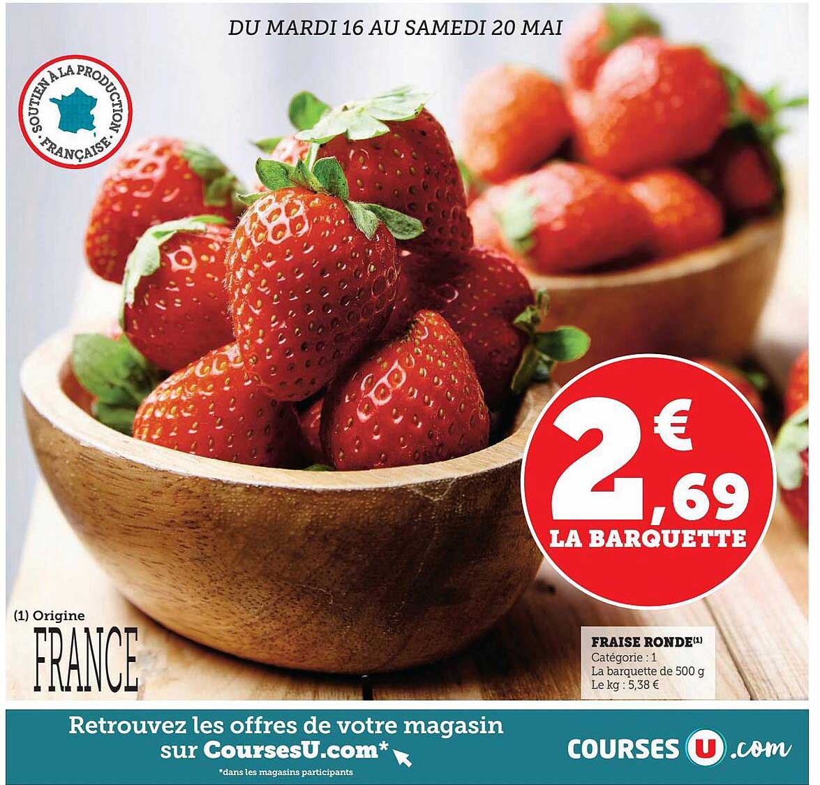 Promo Fraise Ronde Chez Hyper U Icataloguefr 