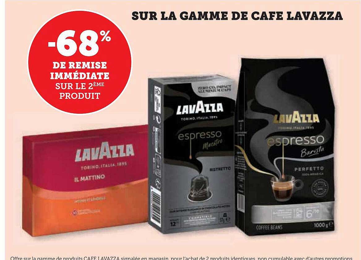 Promo La Gamme De Café Lavazza chez Hyper U iCatalogue.fr
