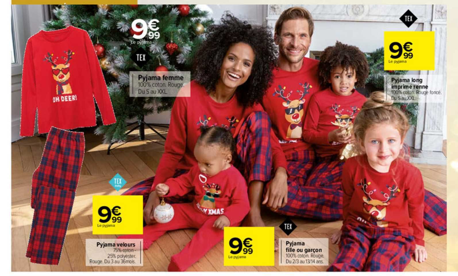 Pyjama De Noël Enfant Garçon/fille – Imprimé Renne Et Motifs Festifs, Manches Longues, Pantalon, Tissu Polaire Doux, Tailles 2 à 10 Ans | Idéal Pour Soirées De Fêtes Et Cadeaux