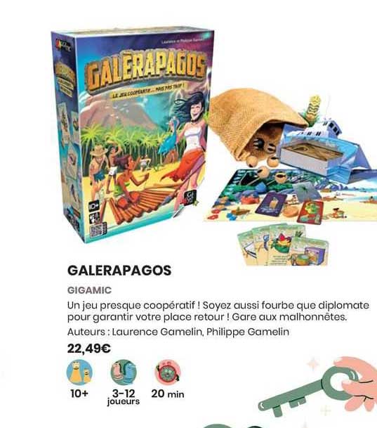 Promo galerapagos gigamic chez cultura icatalogue fr