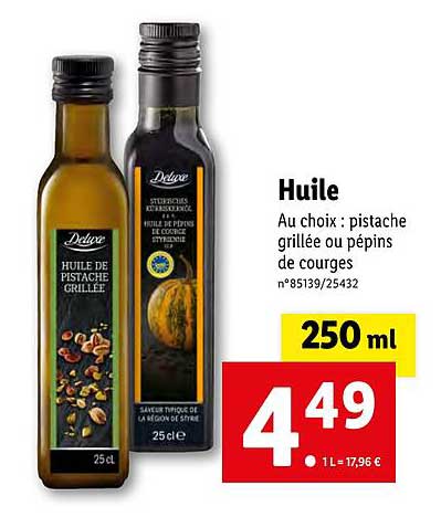 Promo Huile chez Lidl - iCatalogue.fr