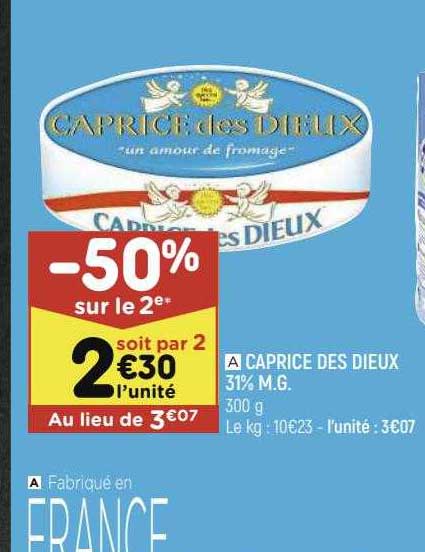 Leader Price Caprice Des Dieux 31% M.g.