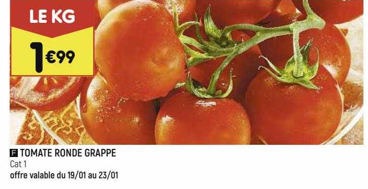 Leader Price Tomate Ronde Grappe