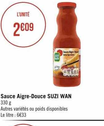 Sauce aigre-douce SUZI WAN